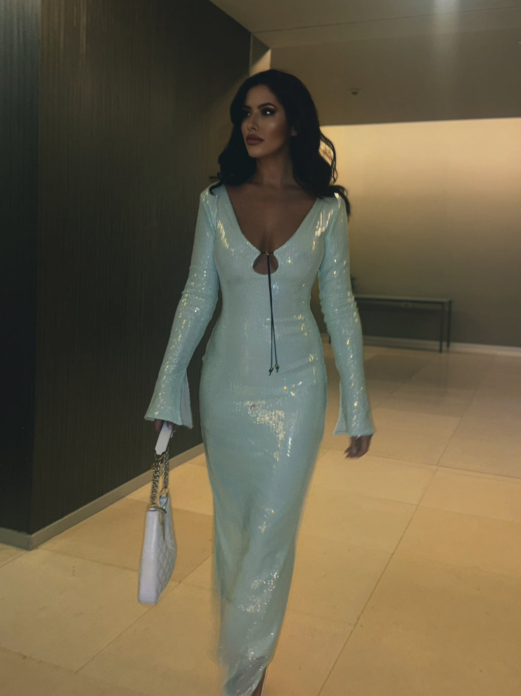 שמלת אמבר טורקיז